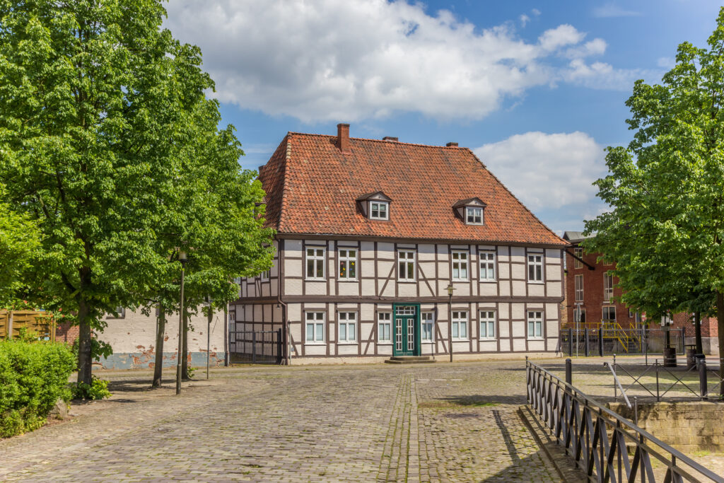 Historisches Haus in Uelzen, Einsatzgebiet von Möbeltaxi Lüneburg