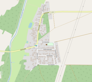 Karte von Dachtmissen im Raum Reppenstedt, Einsatzgebiet von Möbeltaxi Lüneburg