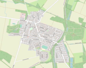 Karte von Vögelsen und Bardowick zeigt Einsatzgebiet von Möbeltaxi Lüneburg