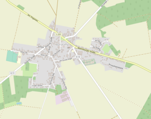 Karte von Barskamp im Raum Bleckede, Einzugsgebiet Möbeltaxi Lüneburg