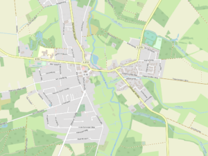 Karte von Hanstedt im Raum Salzhausen, Einzugsgebiet Möbel Taxi Lüneburg