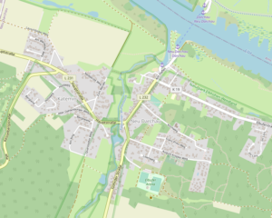 Karte von Neu Darchau im Raum Bleckede, Einzugsgebiet Möbeltaxi Lüneburg