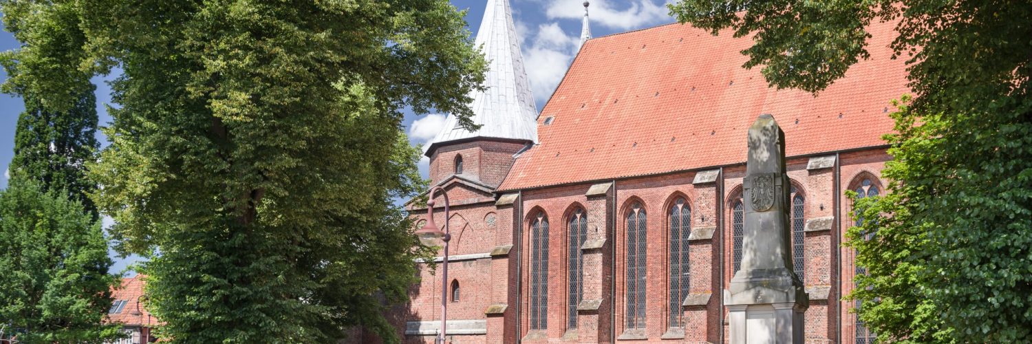 Dom zu Bardowick Seitenansicht Sommer sonnig alt=